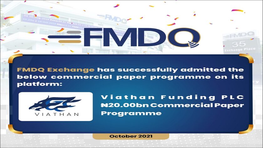 Viathan Funding Registers Commercial Paper on FMDQ Exchange