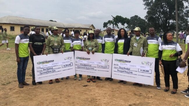 Unity Bank Announces Agric, Fashion Entrepreneurs as Winners of N10m Grant 1 Unity Bank Announces Agric, Fashion Entrepreneurs as Winners of N10m Grant