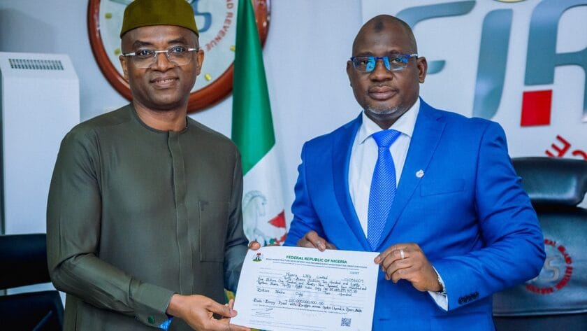 FIRS Gives NLNG Tax Credit Certificate for Bonny-Bodo Road Construction FIRS Gives NLNG Tax Credit Certificate for Bonny-Bodo Road Construction