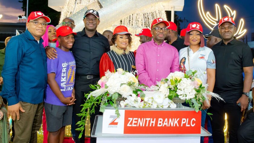 Zenith Bank Lights Up Ajose Adeogun for Christmas