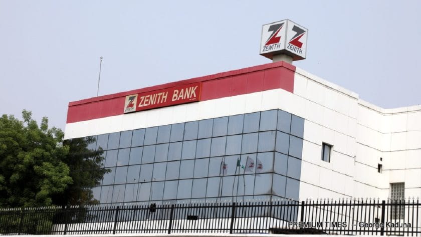 Zenith Bank Boosts Gross Earnings By 24% In 2022