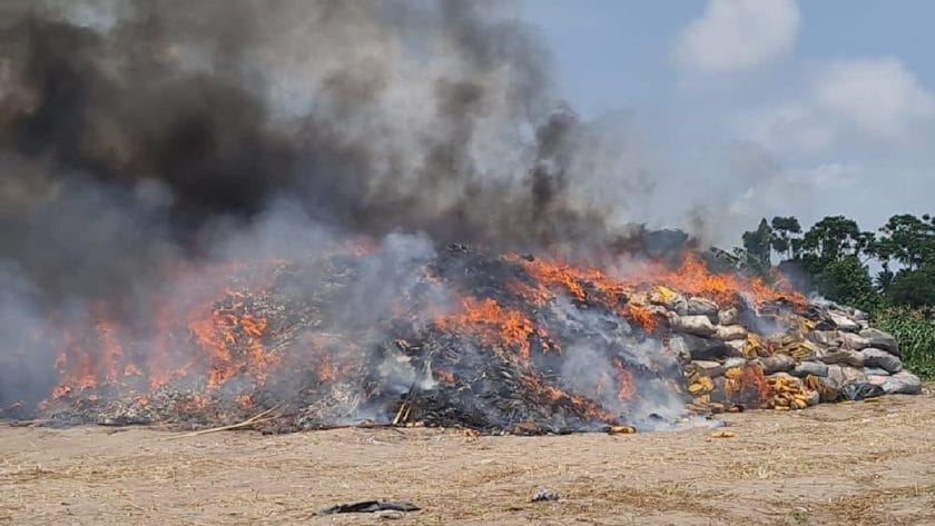 NDLEA Destroys 23,721.7948Kg of Illicit Drugs in Enugu