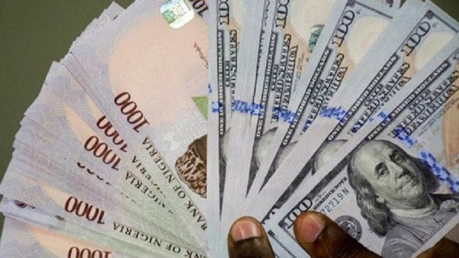 Naira Loses 3.57% as Forex Trades Rise to $65m 1 Naira Loses 3.57% as Forex Trades Rise to $65m