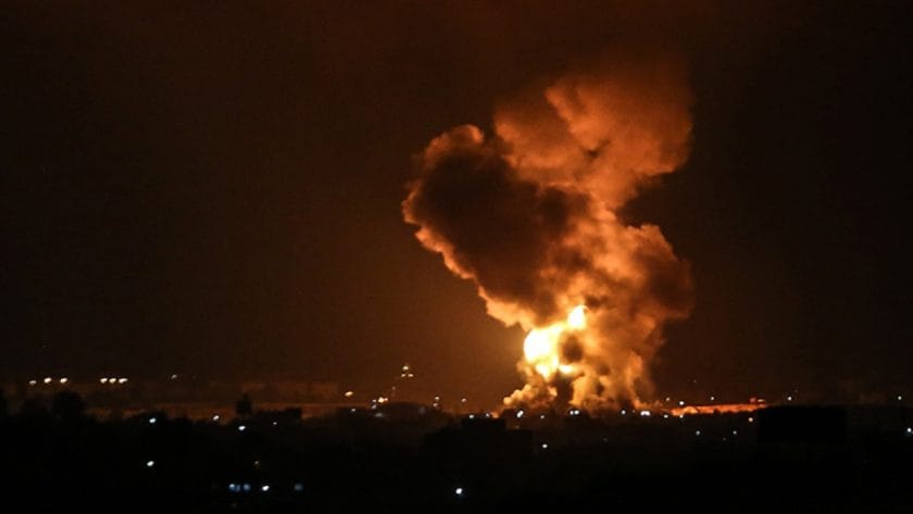 Israeli Air Strikes On Syria Kills 8 Troops