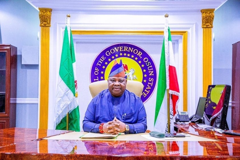 Adeleke Presents N273.9bn 2024 Budget to State Assembly Gov. Ademola Adeleke of Osun on Thursday presented the sum of N273.9 billion 2024 Appropriation bill to the state house of assembly.