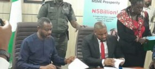 20231122_141925-280x126 (1) 1 The Small and Medium Enterprises Development Agency of Nigeria (SMEDAN) and Sterling Bank have set aside N5 billion loan for small businesses.