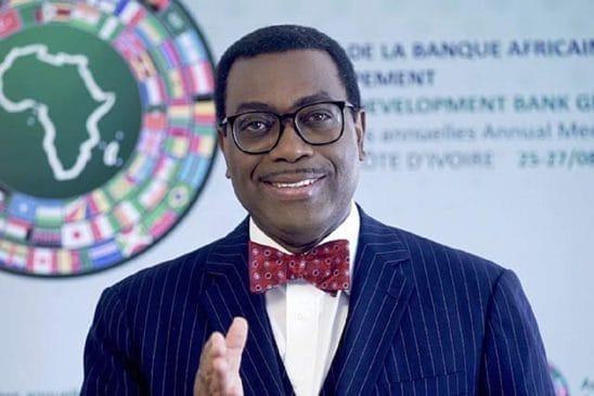 adesina_a-akinwumi_2021-am 1 African Development Bank (AfDB) has finalised arrangements to disburse 618 million dollars to Nigeria under the Investment in Digital and Creative Enterprise