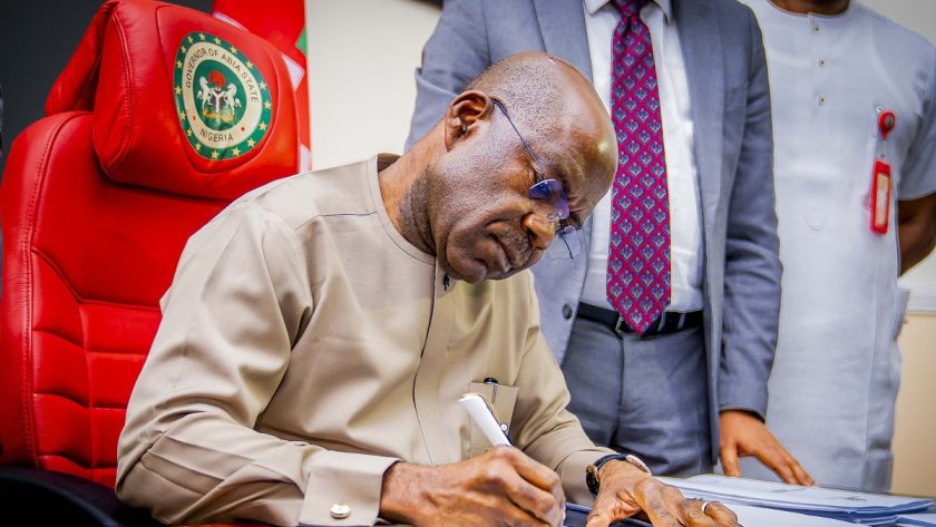 Abia State Gov. Otti Signs 2024 Spending Plan Into Law