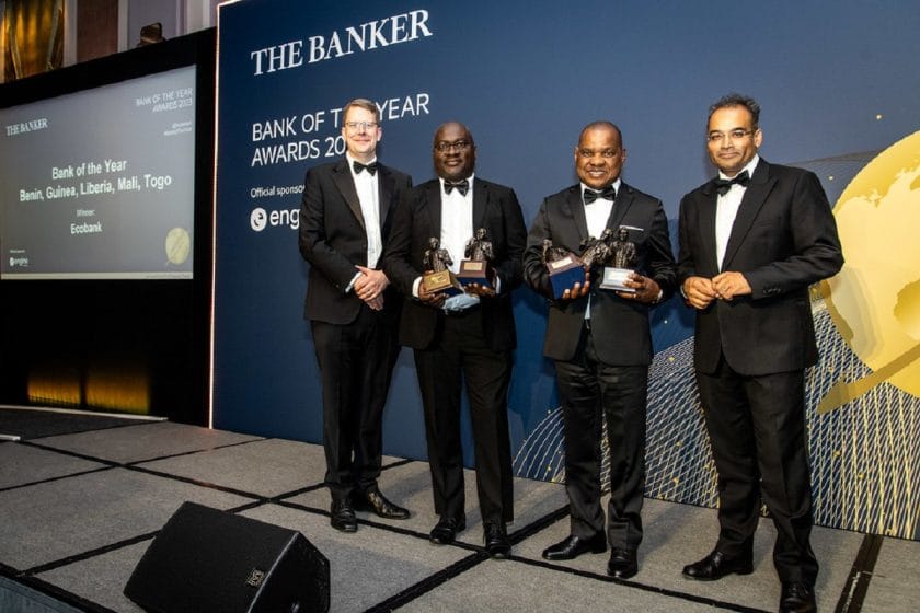 Five Ecobank Affiliates Win Bank of the Year 2023 Awards
