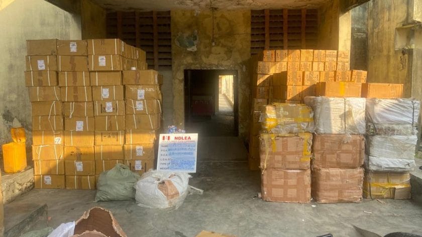NDLEA Intercepts 5.6m Pills of Tramadol in Kano NDLEA Intercepts 5.6m Pills of Tramadol in Kano