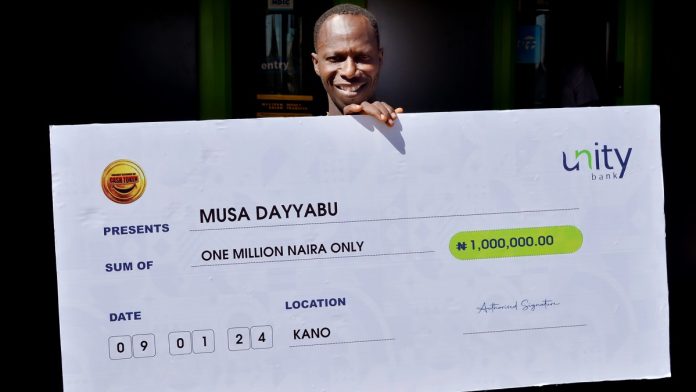 Unity Bank Customer Wins N1m in CashToken Rewards Promo
