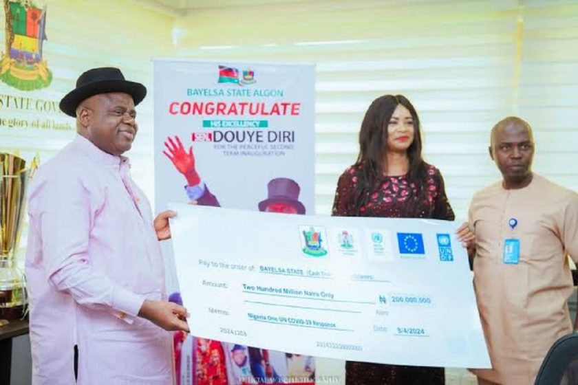 UNDP Donates N200 Million to Bayelsa MSMEs UNDP Donates N200 Million to Bayelsa MSMEs