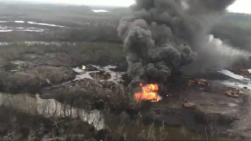 NAF Destroys 13 Illegal Oil Refining Sites, 7 Cotonou Boats