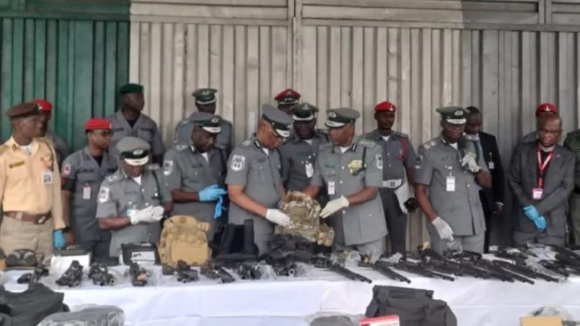 Customs Intercepts Rifles worth N270m at Lagos Airport