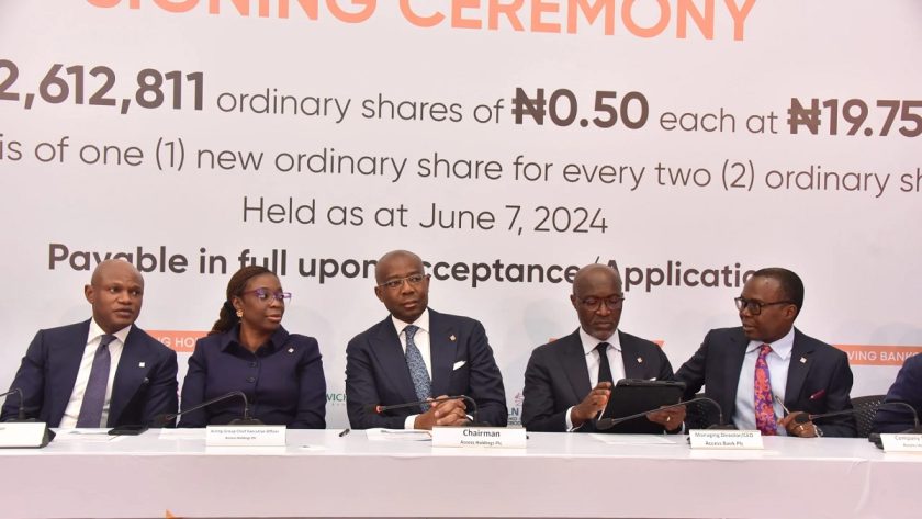 Recapitalisation: Access Holdings Arranges For Proposed N351.01Bn Rights Issue