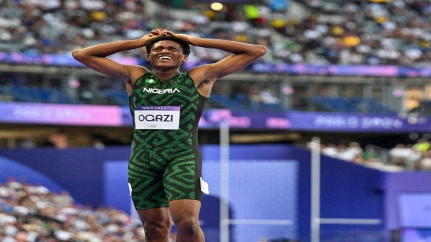 Teenager Ogazi Squeezes into Men’s 400m Final