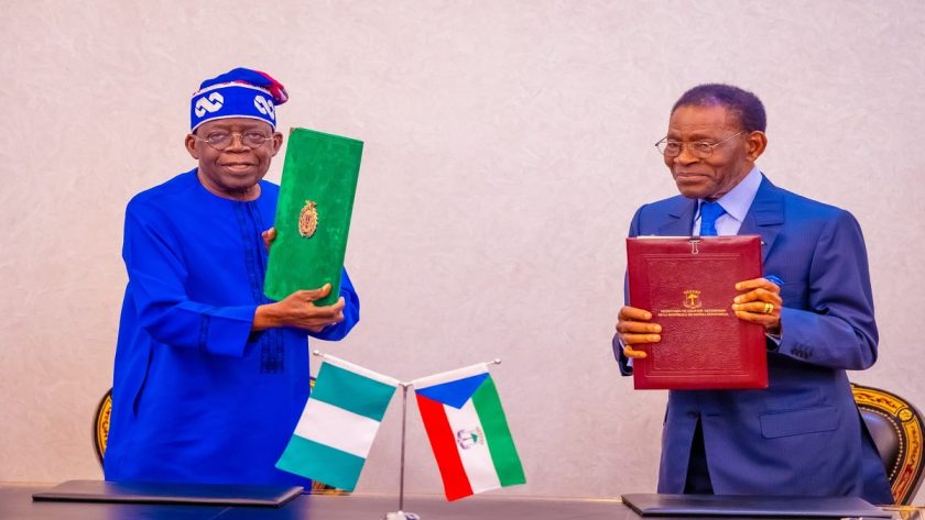 Tinubu, Mbasogo Sign Agreement on Gulf of Guinea Gas Pipeline