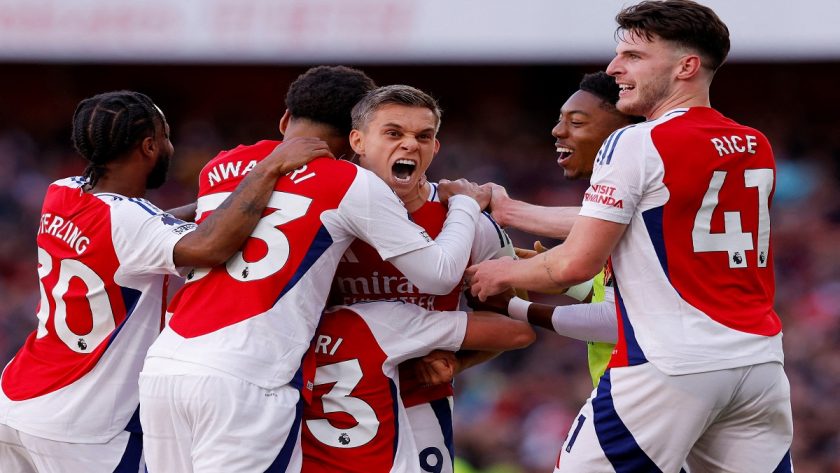 Arsenal Score 2 Stoppage-Time Goals To Beat Leicester City