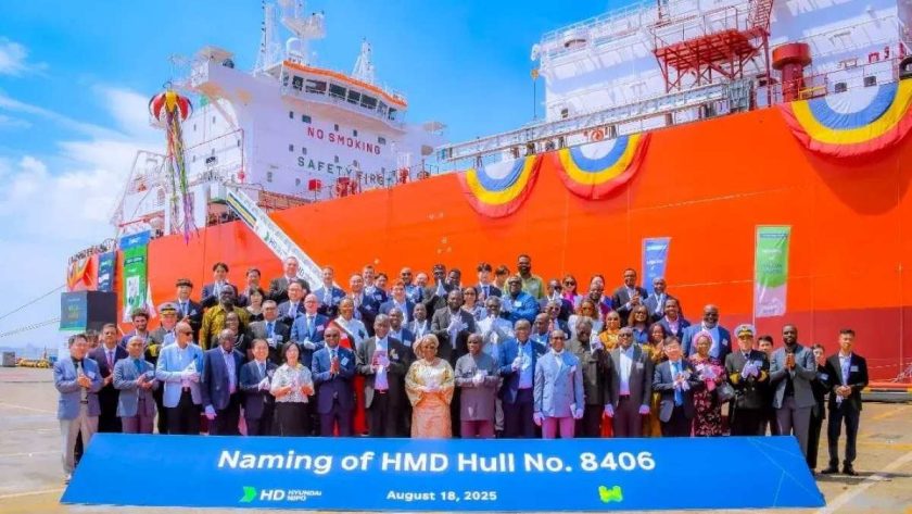 Tinubu Commissions WAGL’s 40,000 CBM LPG Vessel in South Korea