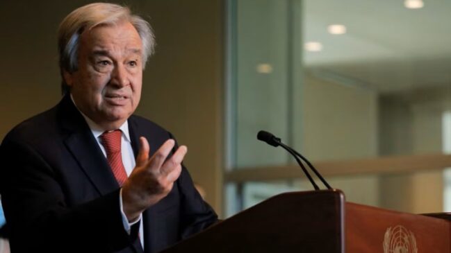 Un’s Financial Collapse Imminent — Guterres Warns