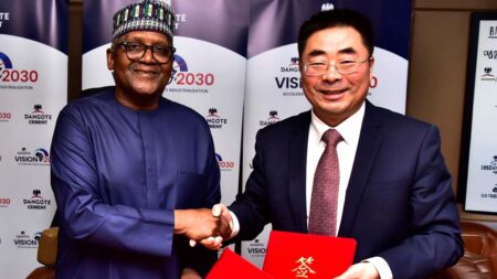Dangote, Sinoma Sign $1bn Deal for Cement Projects