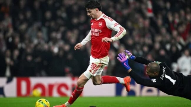 Havertz Sinks Chelsea As Arsenal Reach League Cup Final