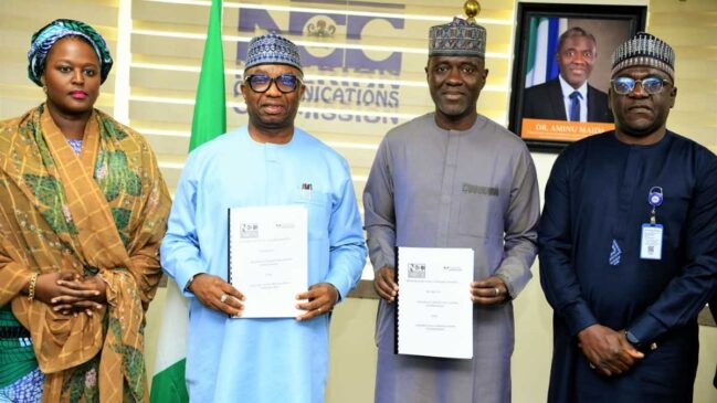 Ncc, Ndpc Sign Mou To Advance Data Protection In Telecom Sector