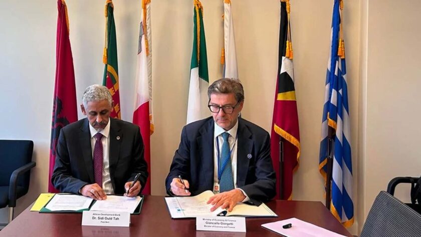 Afdb, Italy Sign Co-Financing Deal To Boost Key Sectors In Africa