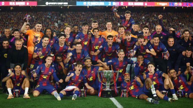 Barcelona Edge Madrid 2-0 to Seal LaLiga Title