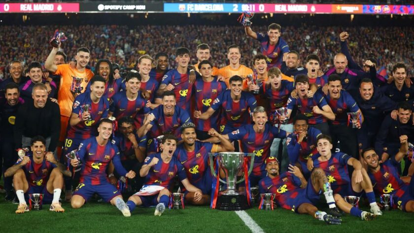 Barcelona Edge Madrid 2-0 To Seal Laliga Title