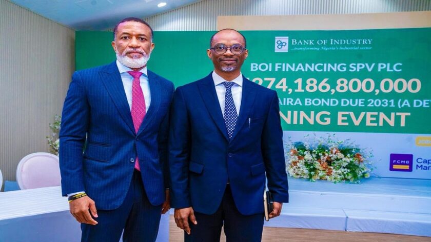 FCMB Capital Markets Supports BOI’s ₦274.19 Billion Development Bond Issuance