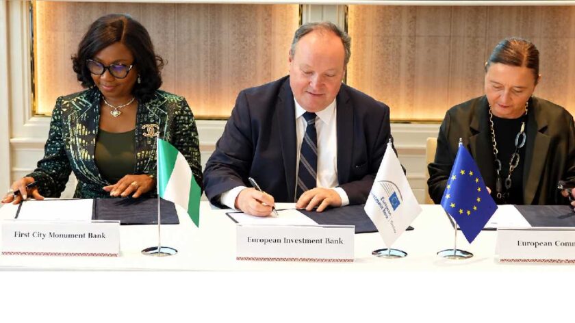 EIB Global, FCMB to Support Private Sector, Sustainable Agriculture with €85m EIB Global, FCMB to Support Private Sector, Sustainable Agriculture with €85m